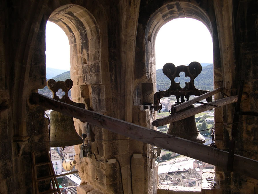 Vista interior del campanario